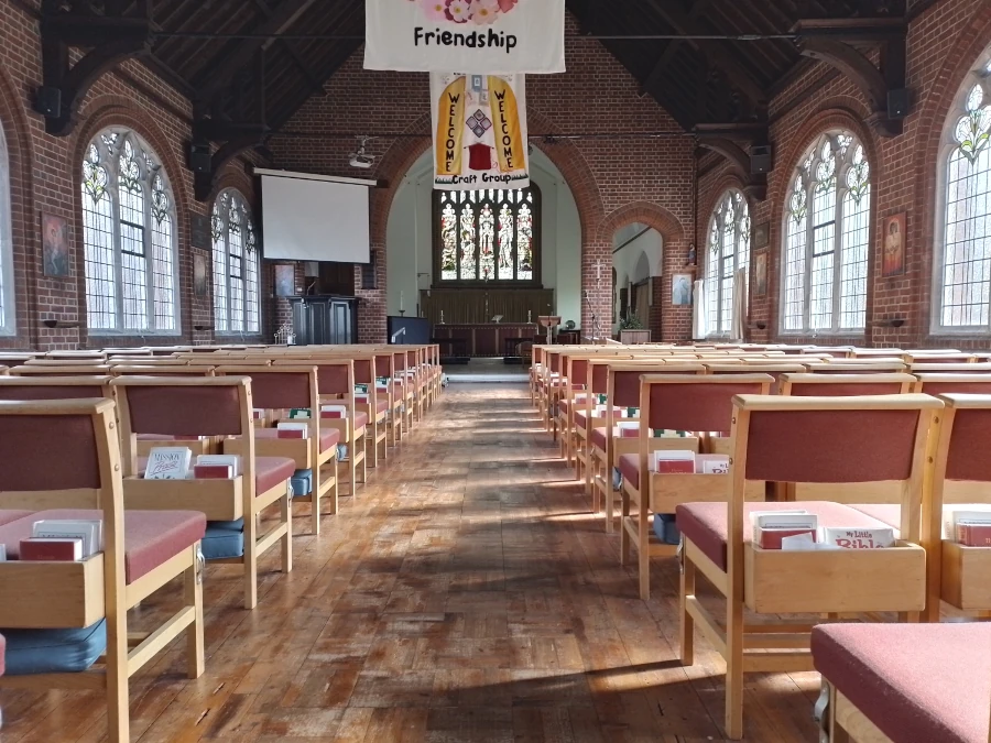 Church interior 2025